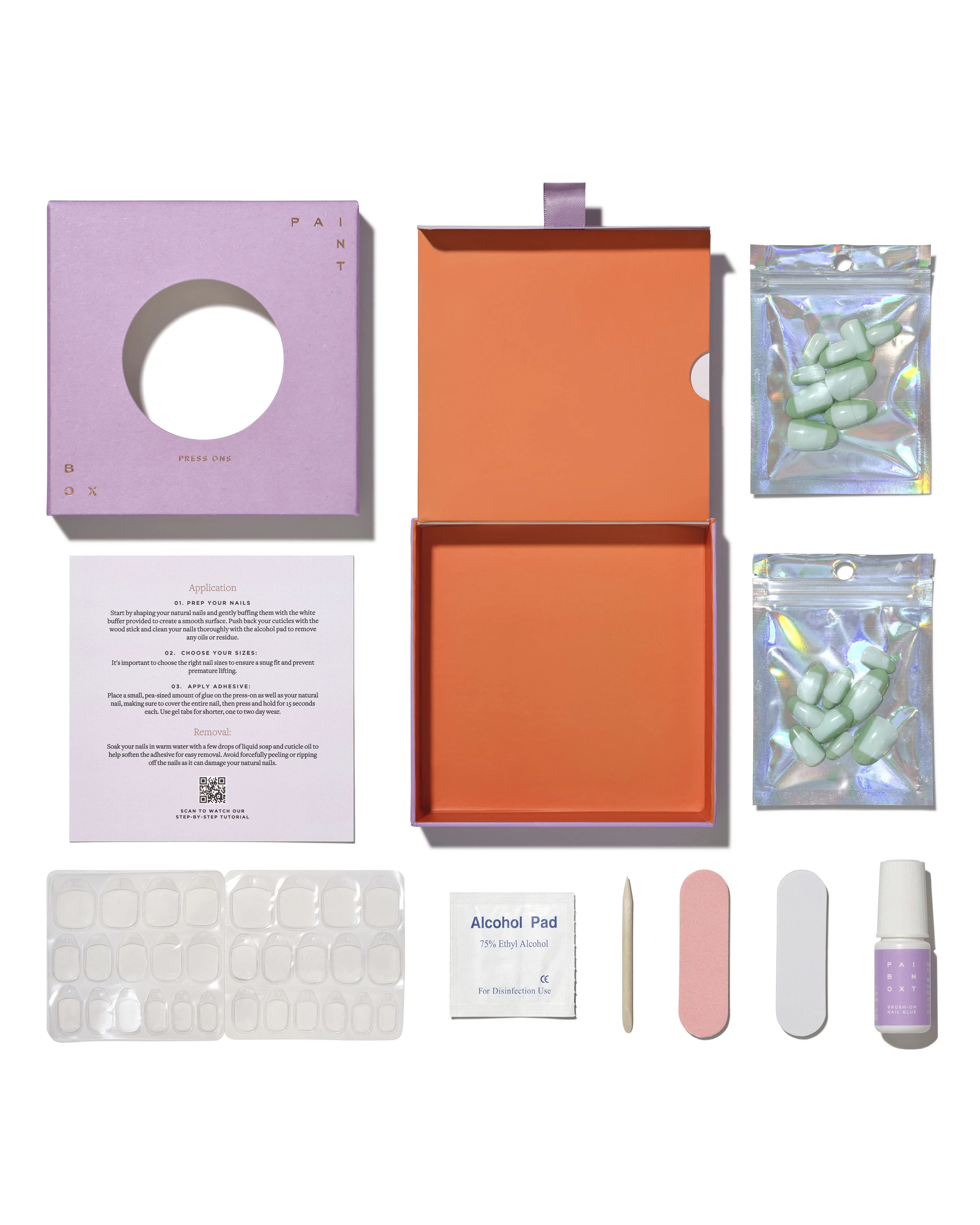 Paintbox Press Ons - Falling Hard - Image 5